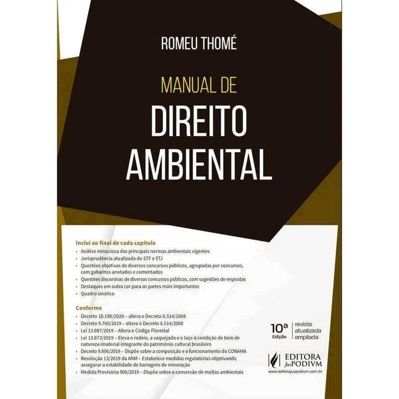 Manual de direito ambiental