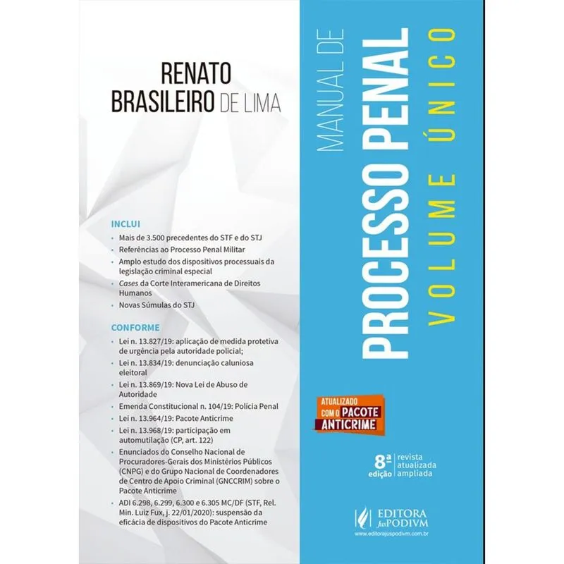 Manual de processo penal