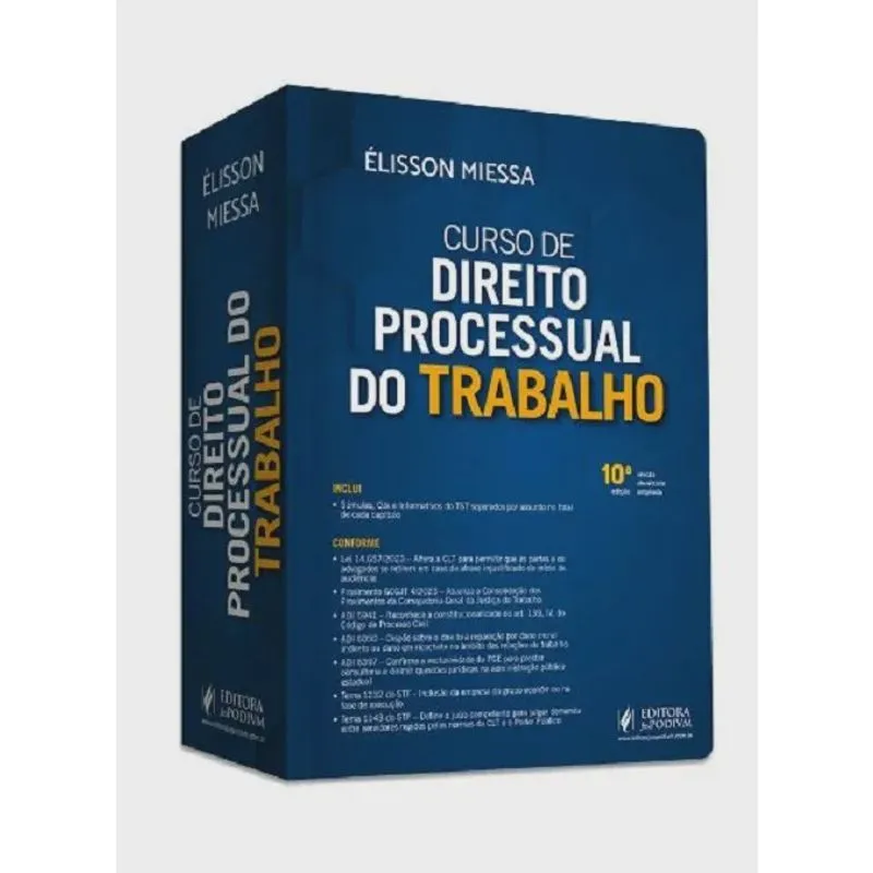 Curso De Direito Processual Do Trabalho - Miessa (2024)