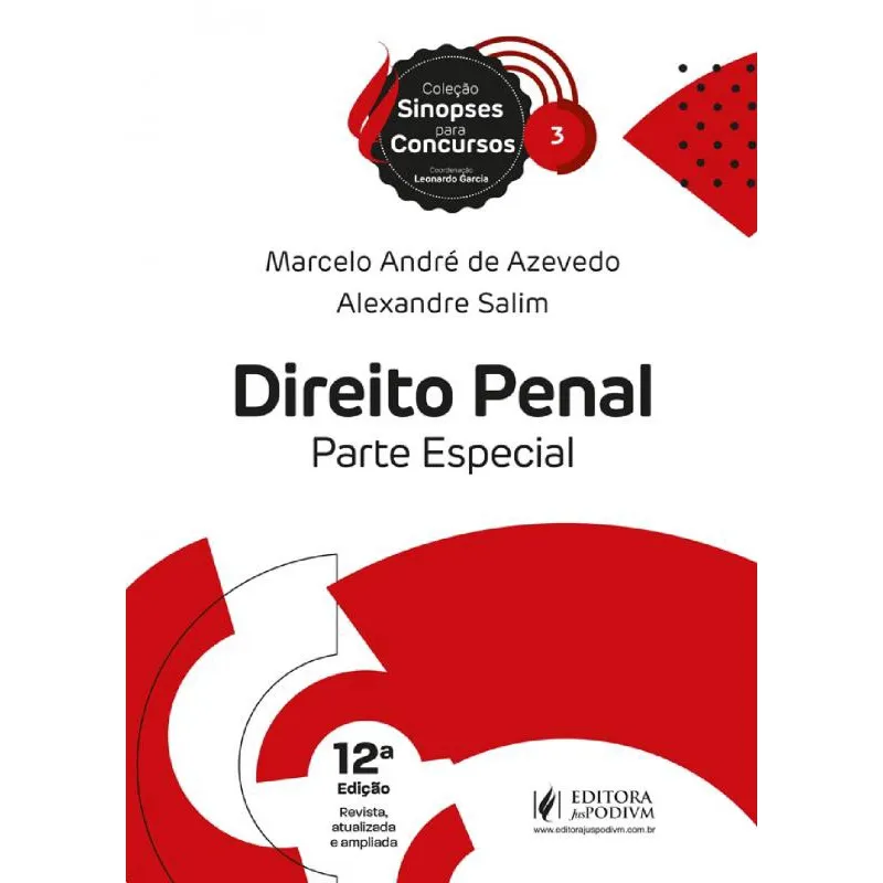 Sinopses Para Concursos - Direito Penal - Parte Especial - Volume 3 - 12ª Edição (2024)