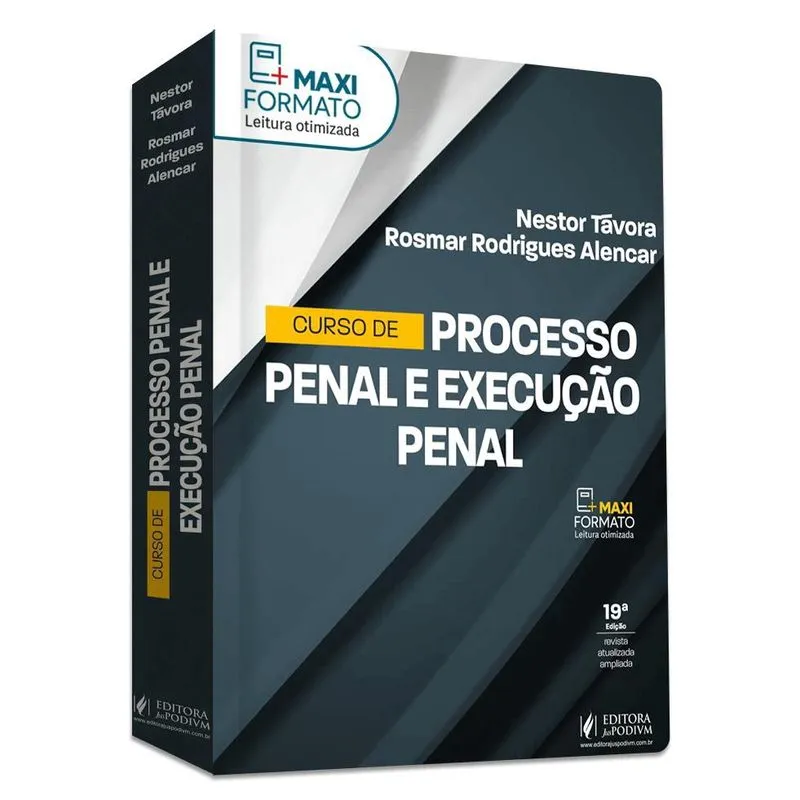 Curso De Processo Penal E Execução Penal