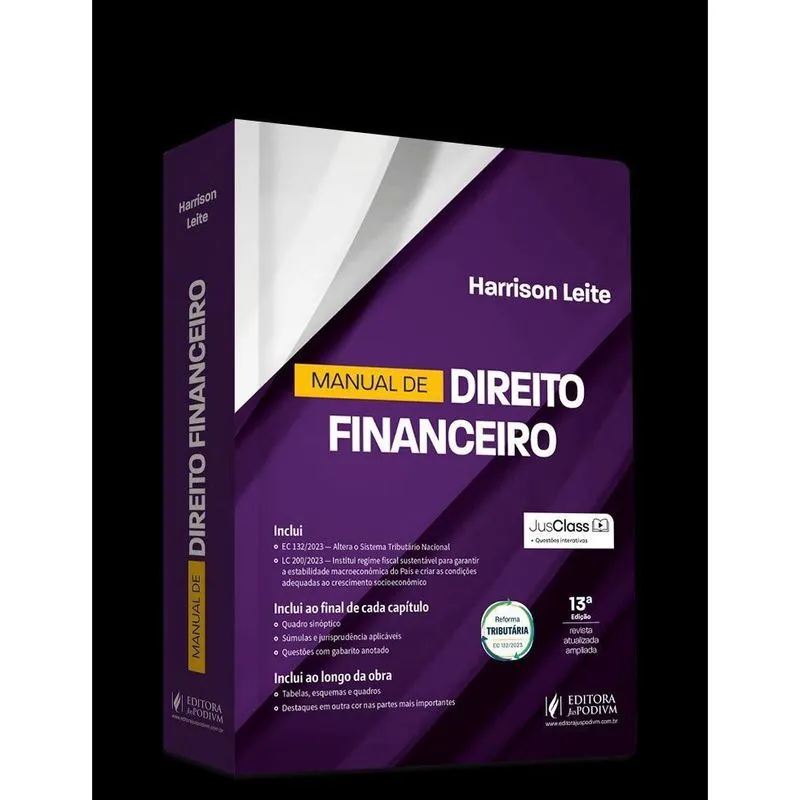 Manual de Direito Financeiro - 13Ed/24