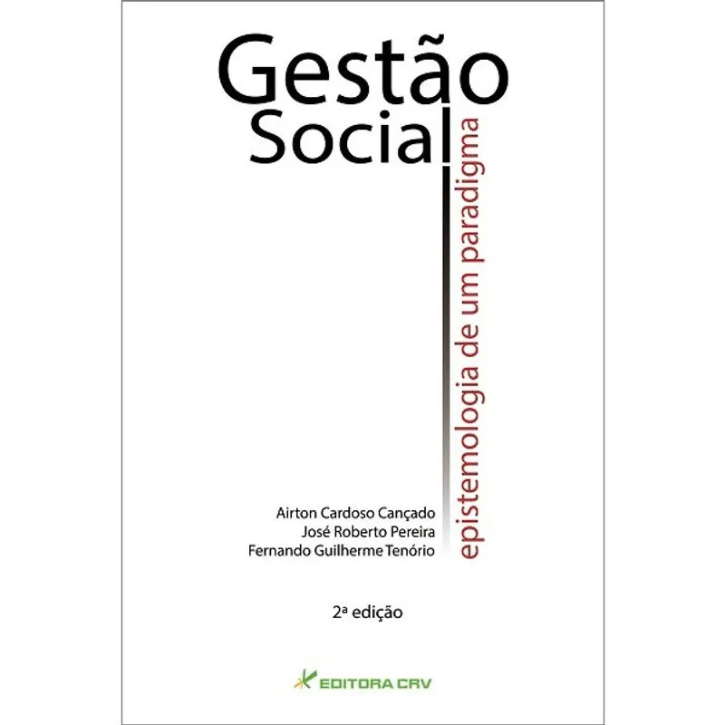 Livro - Gestão social: Epistemologia de um paradigma