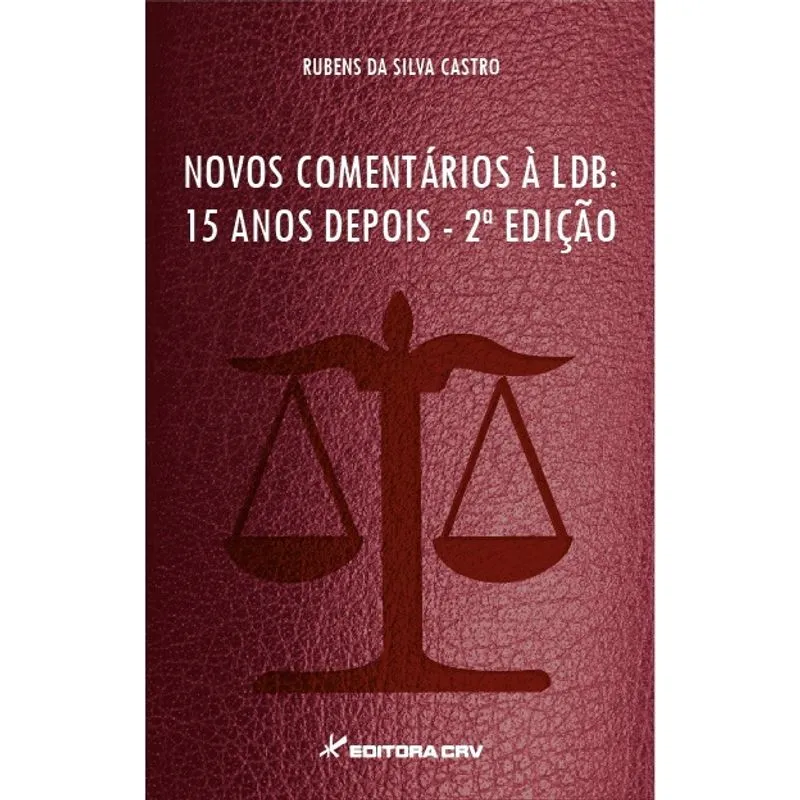 Livro - Novos comentários à ldb: 15 anos depois - 2ª edição