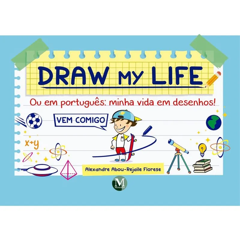 Livro - Draw my life ou em português: minha vida em desenhos!