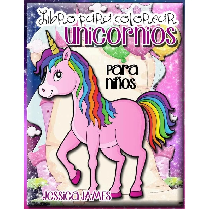Libro para Colorear Unicornios para Niños