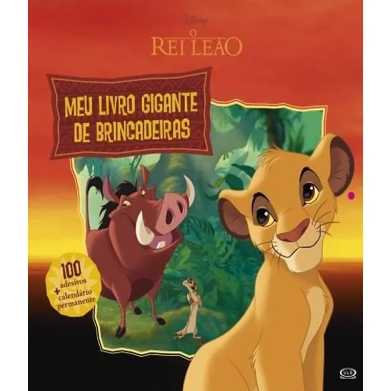 Rei Leao, O - Meu Livro Gigante De Brincadeiras