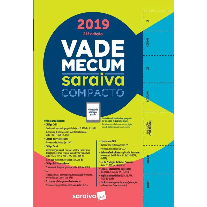 Vade Mecum Compacto 2019 - Saraiva