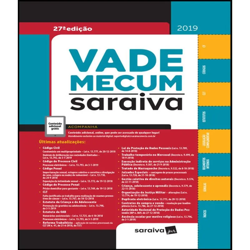 Vade Mecum Saraiva - 2019 - 27 Ed