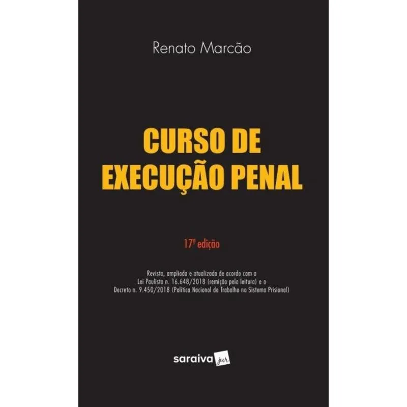 Curso De Execucao Penal - Saraiva