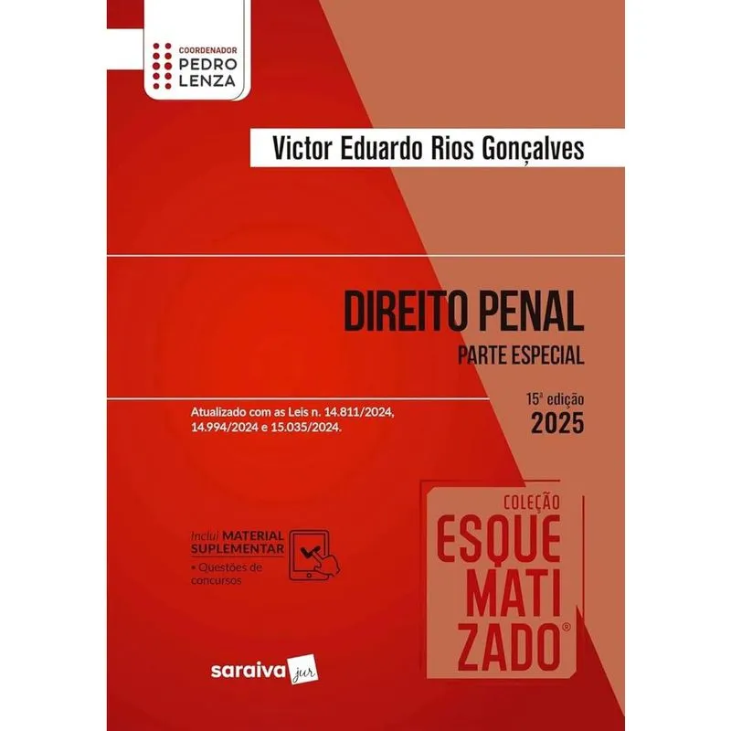 Coleção Esquematizado - Direito Penal - Parte Especial - 15ª Edição (2802)