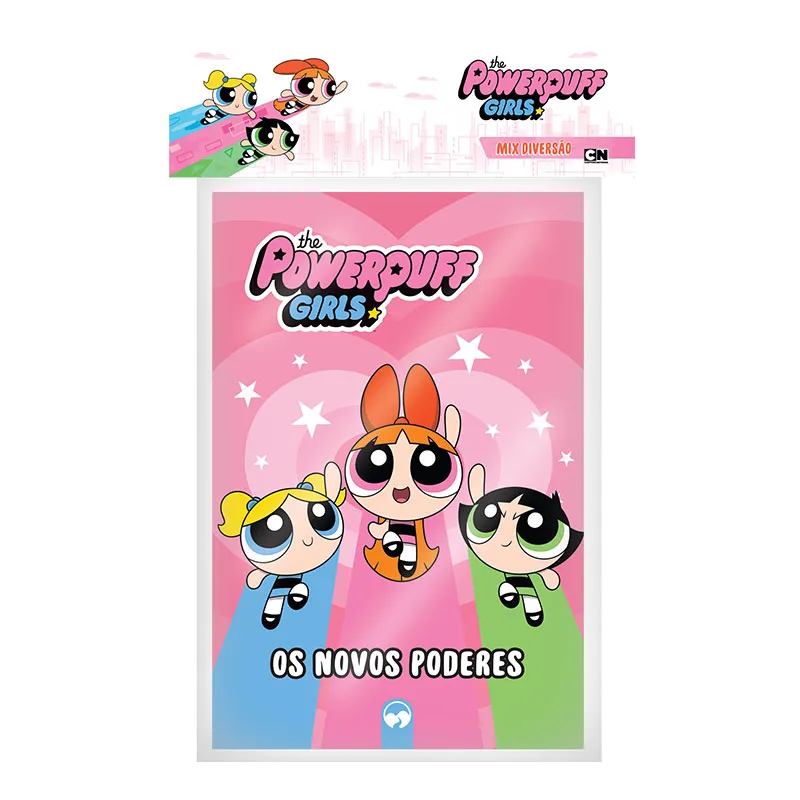As Meninas Superpoderosas - Solapa média com 8 livros
