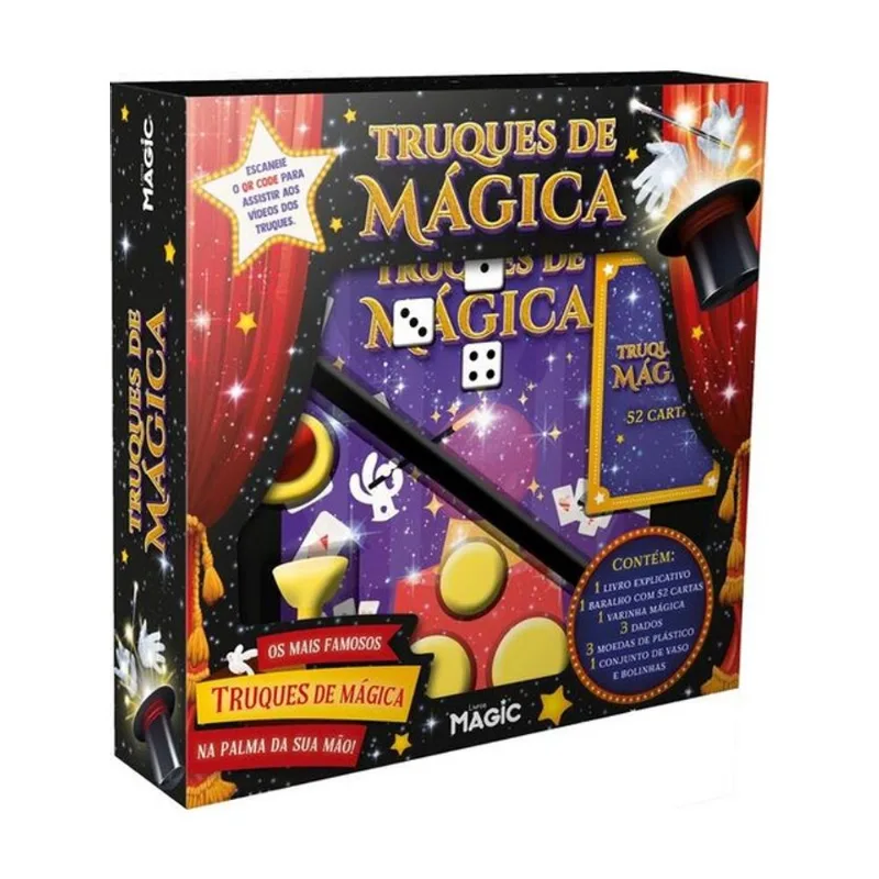 TRUQUES DE MÁGICA - KIT COMPLETO