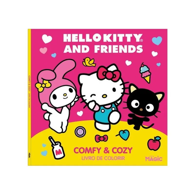 HELLO KITTY - COMFY AND COZY - LIVRO DE COLORIR