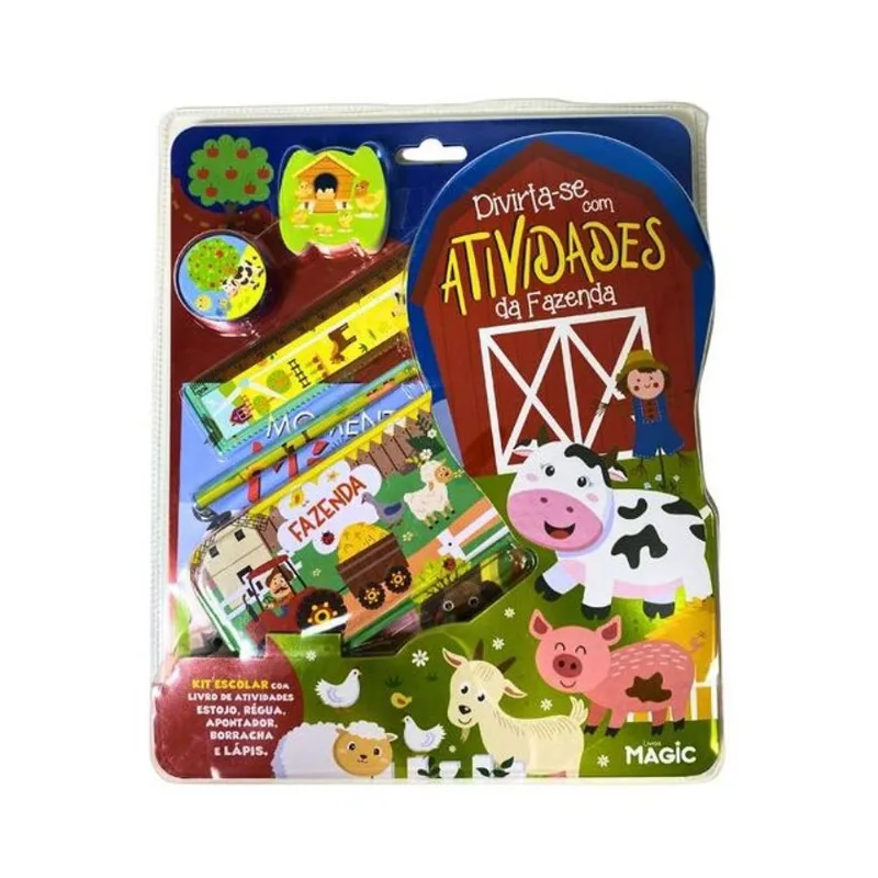 LIVRO DE ATIVIDADES FAZENDA + KIT