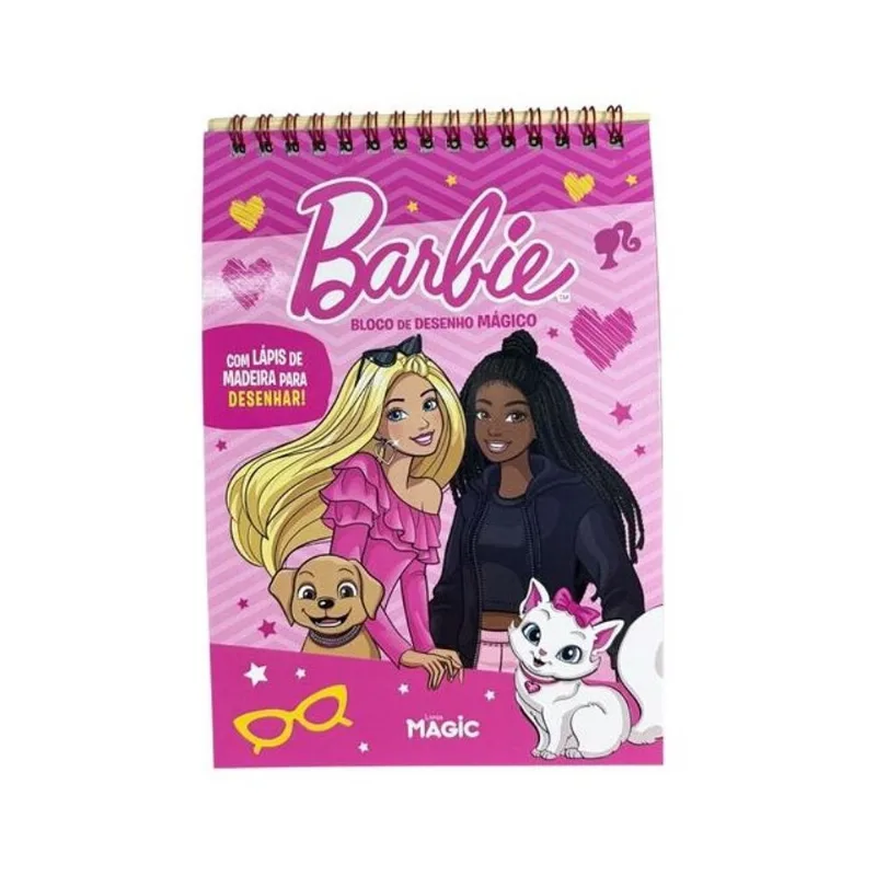 BARBIE - BLOCO DE DESENHO MÁGICO