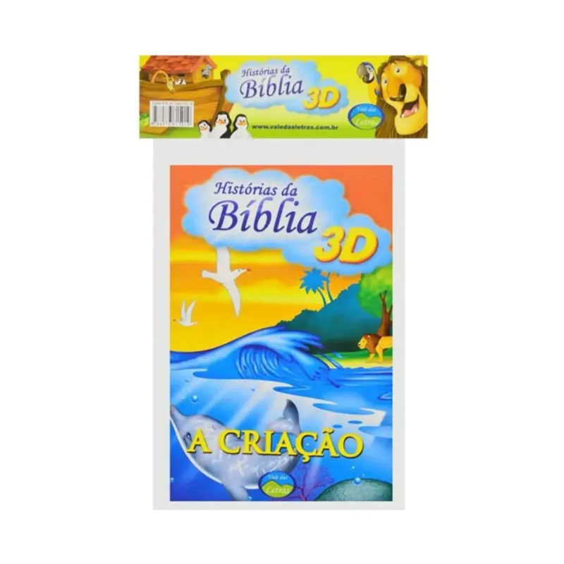 Histórias Da Bíblia 3d - Solapa Média Com 8 Livros