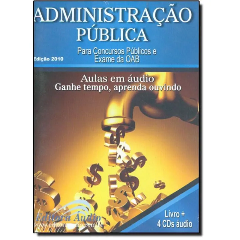 Livro Administração Pública - Audiolivro