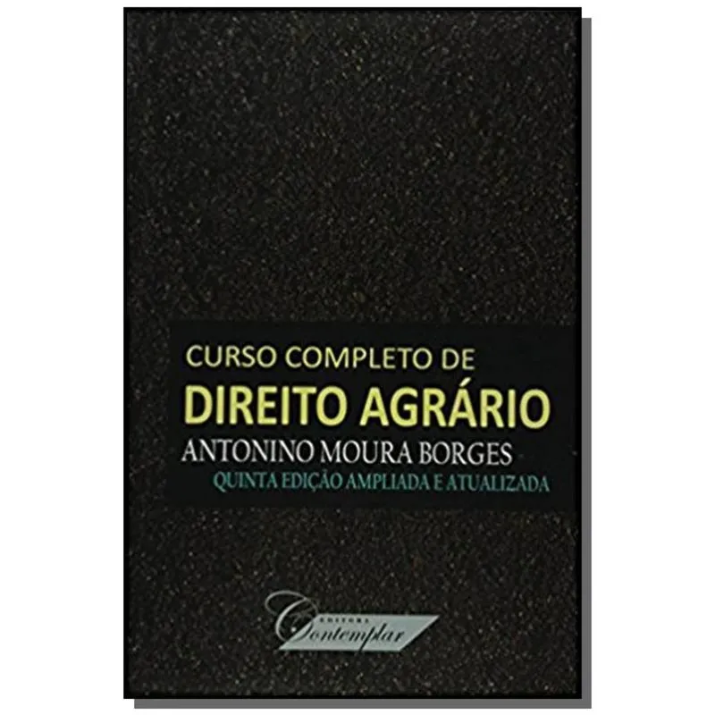 CURSO COMPLETO DE DIREITO AGRARIO