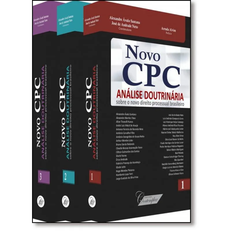 Livro Novo Cpc: Análise Doutrinária - Vol. 3