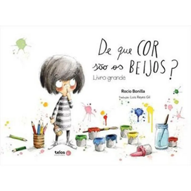 DE QUE COR SÃO OS BEIJOS? LIVRO GRANDE