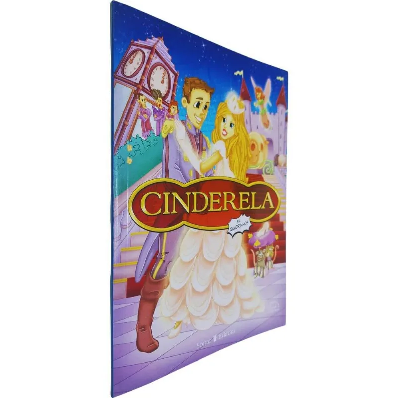 Cinderela Em Quadrinhos Adaptação Do Clássico Da Literatura De Charles Perrault