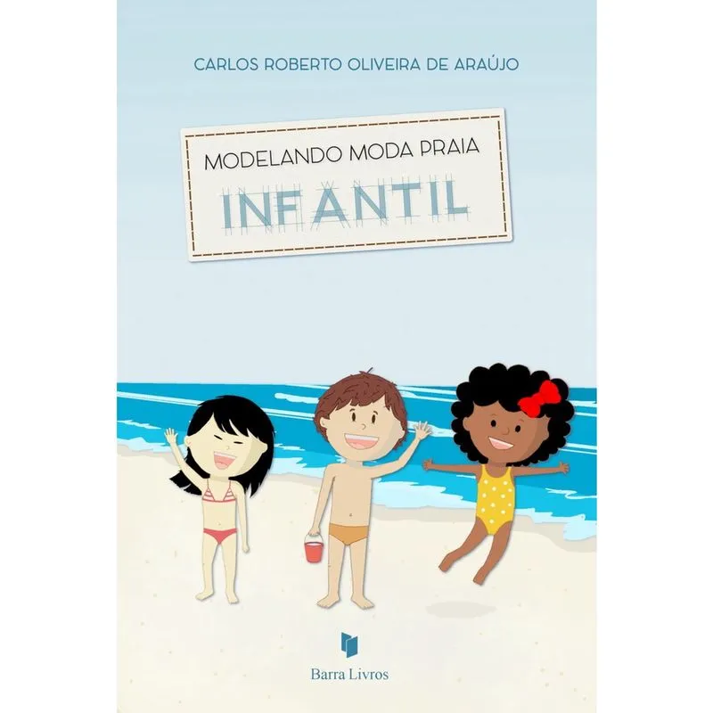 Livro Modelando Moda Praia Infantil Barra Livros