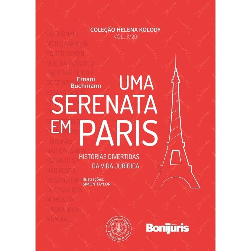 Livro - Uma serenata em Paris: histórias divertidas da vida jurídica