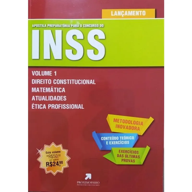 Apostila Preparatória Para O Concurso Do Inss