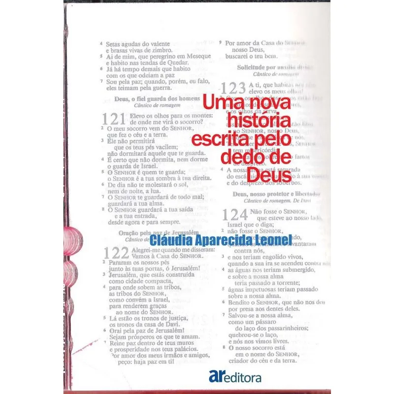 Uma nova história escrita pelo dedo de Deus