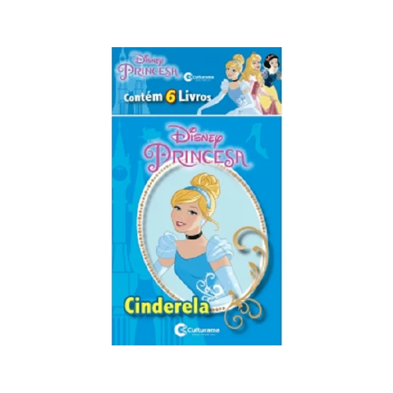 Mini Livros Princesas Disney com 6 - Culturama