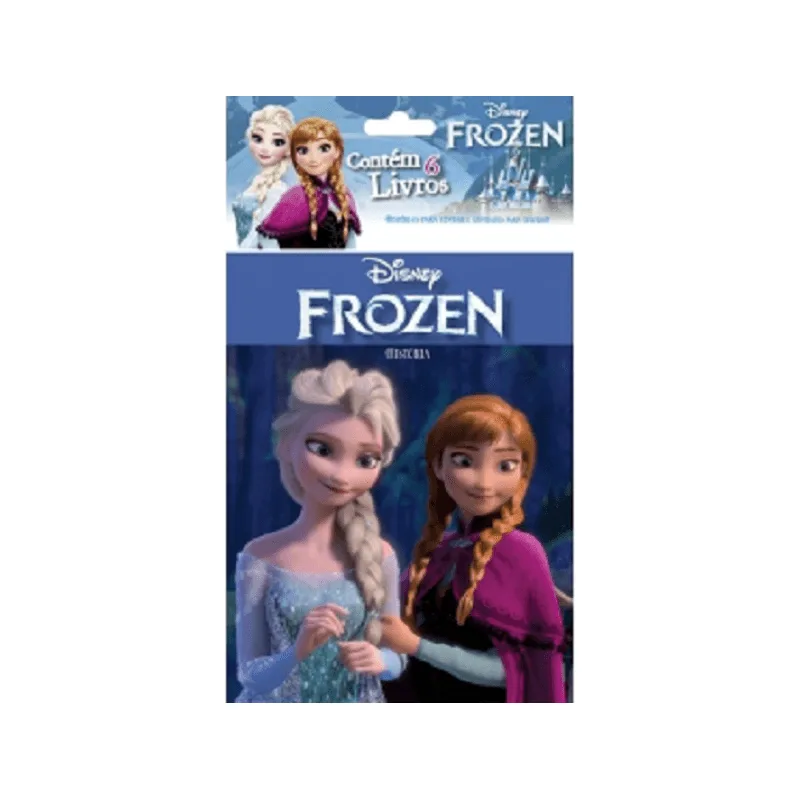 Mini Livros Frozen Disney com 6 - Culturama