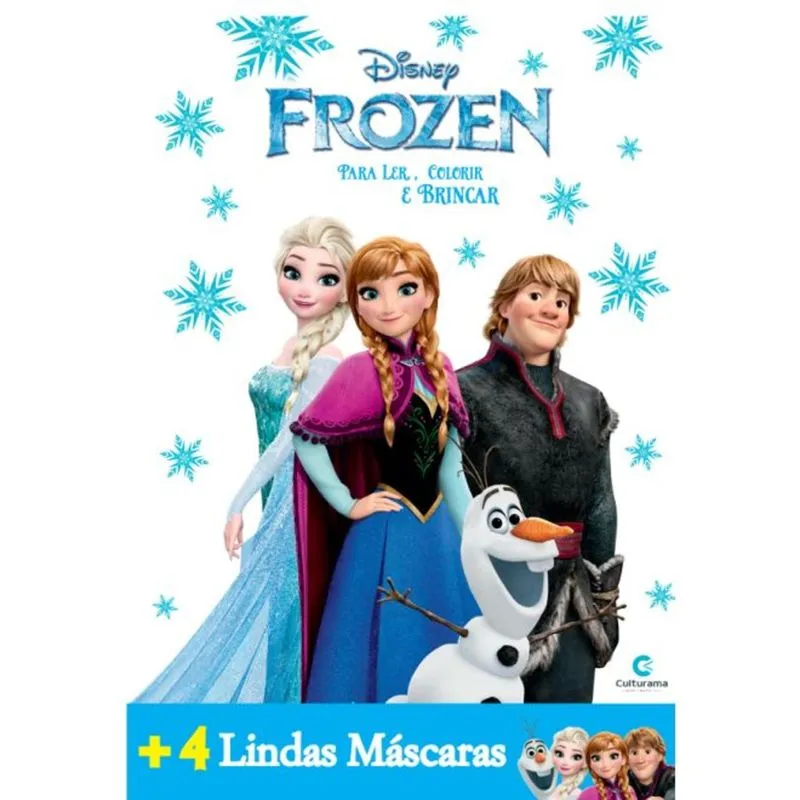 Livro Máscaras Divertidas Frozen