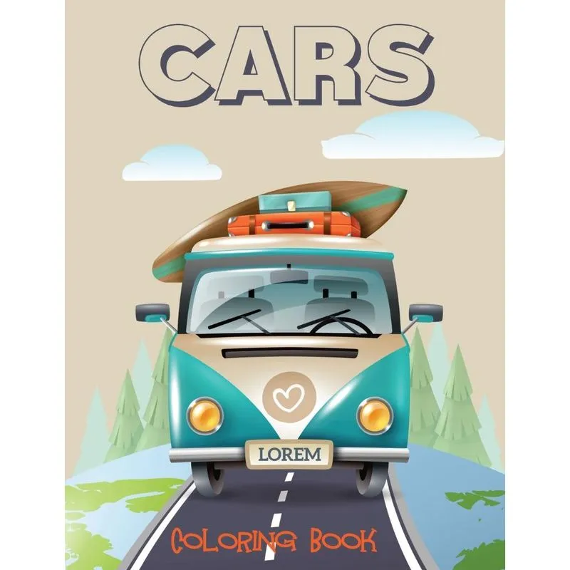 Cars Coloring Book for Kids