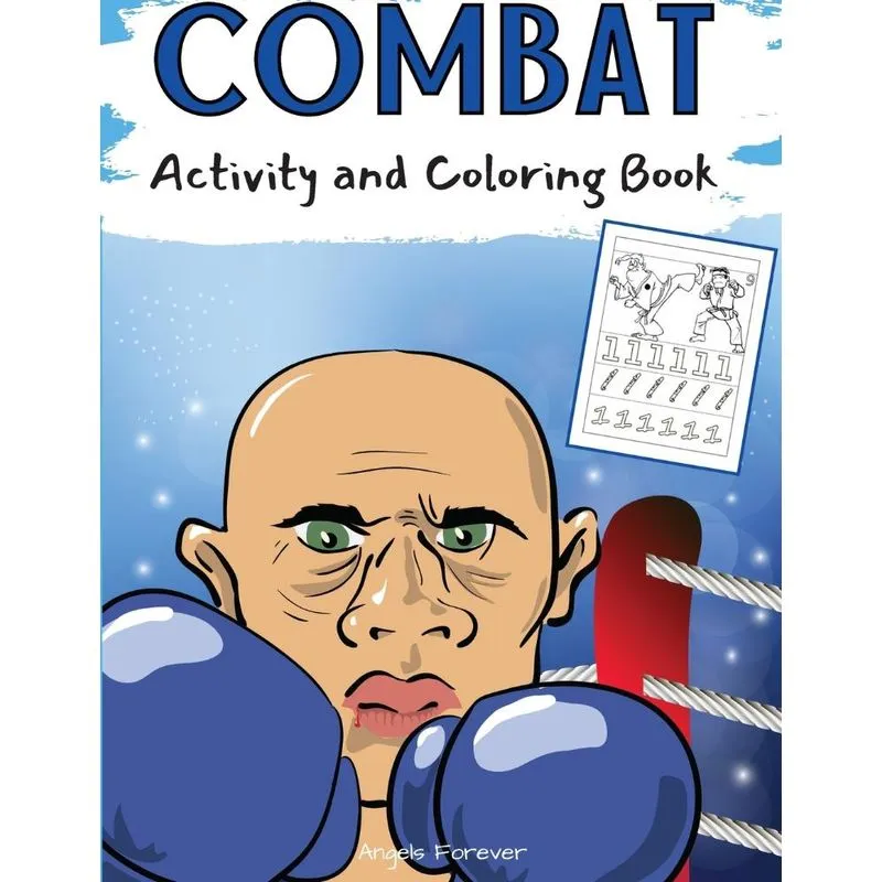 Combat Activity and Coloring Book