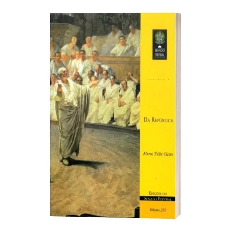 Livro: Da República Marco Túlio Cícero Edições do Senado Federal Capa Comum