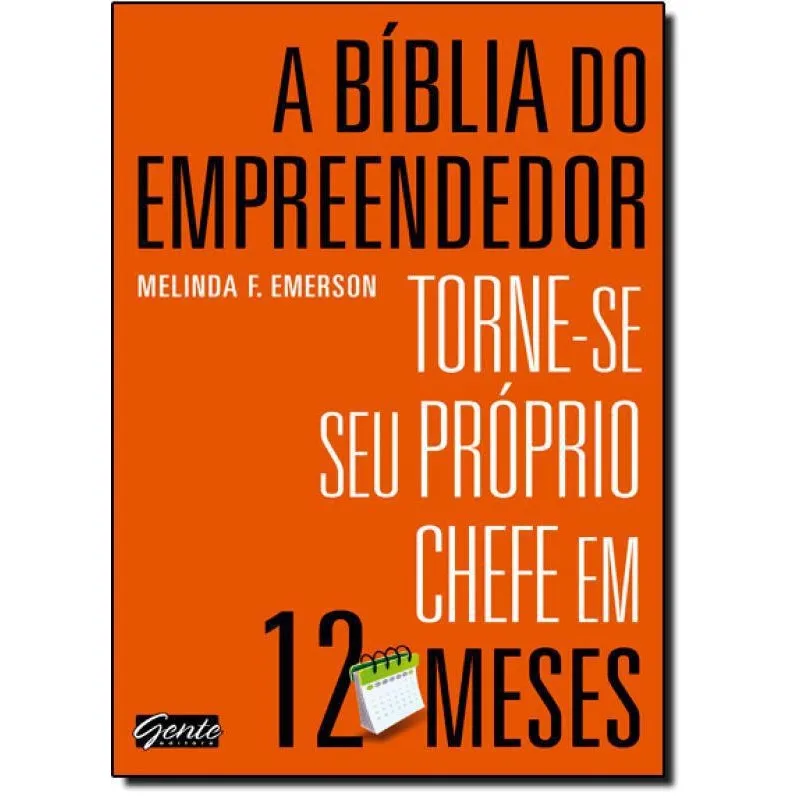 Livro A Bíblia Do Empreendedor