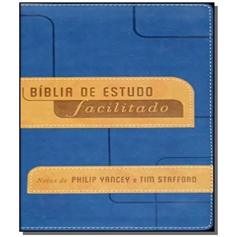 BIBLIA DE ESTUDO FACILITADO - AZUL