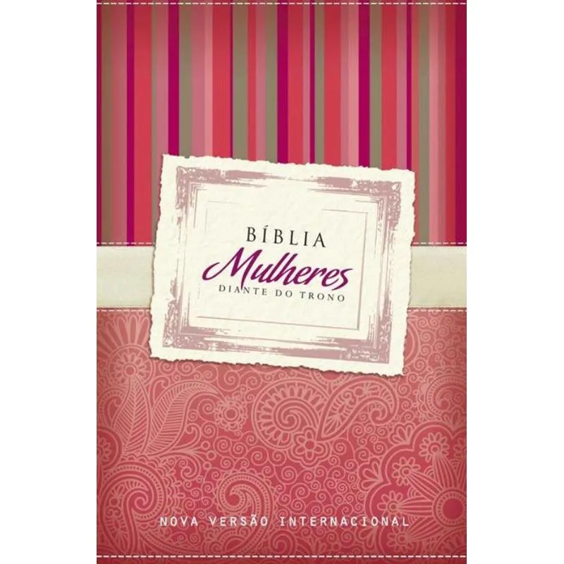 Biblia Mulheres Diante Do Trono - Nvi (Vermelha Listras)