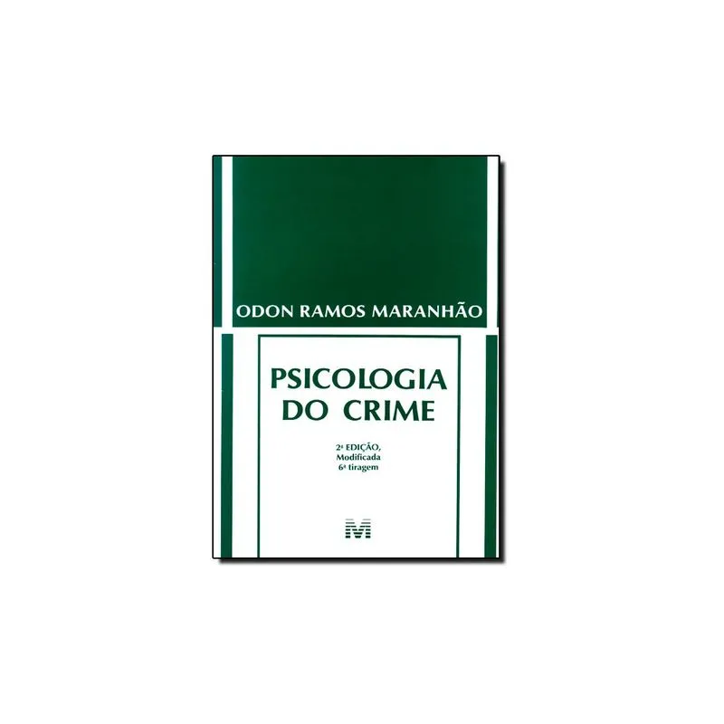 Livro - Psicologia do Crime
