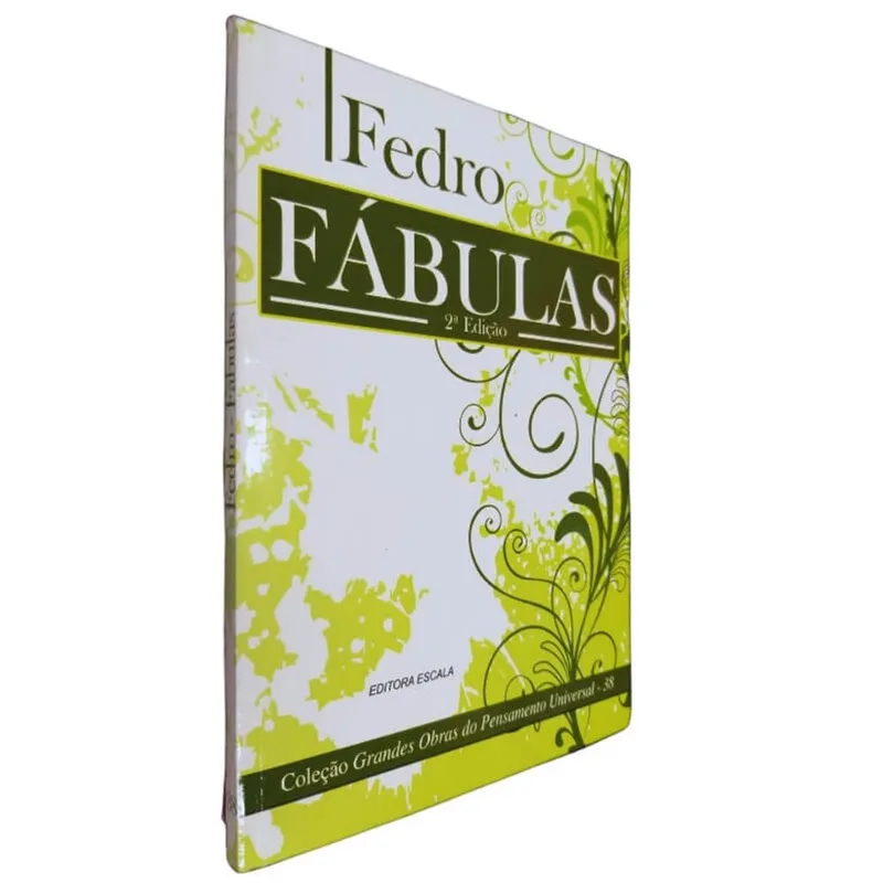 Livro Físico Fábulas Fedro Col. Grandes Obras Do Pensamento Universal Volume 38