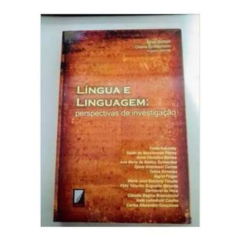 Língua e Linguagem: Perspectivas de Investigação (ver ficha tecnica E descricao used)