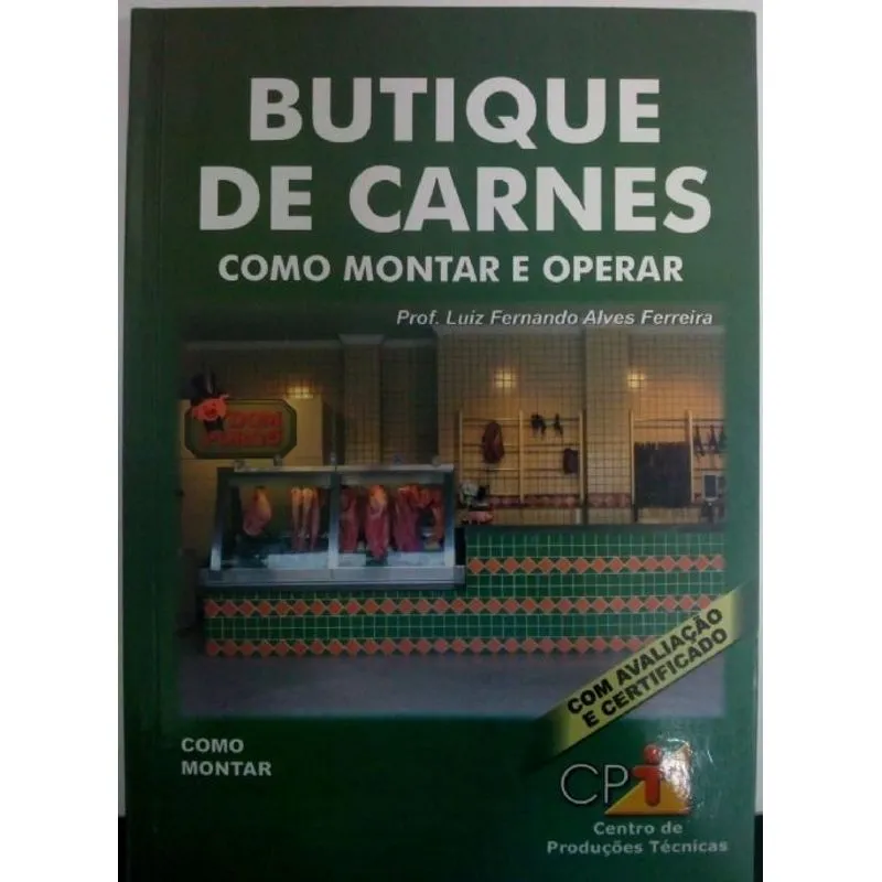 Usado - Butique De Carnes: Como Montar E Operar