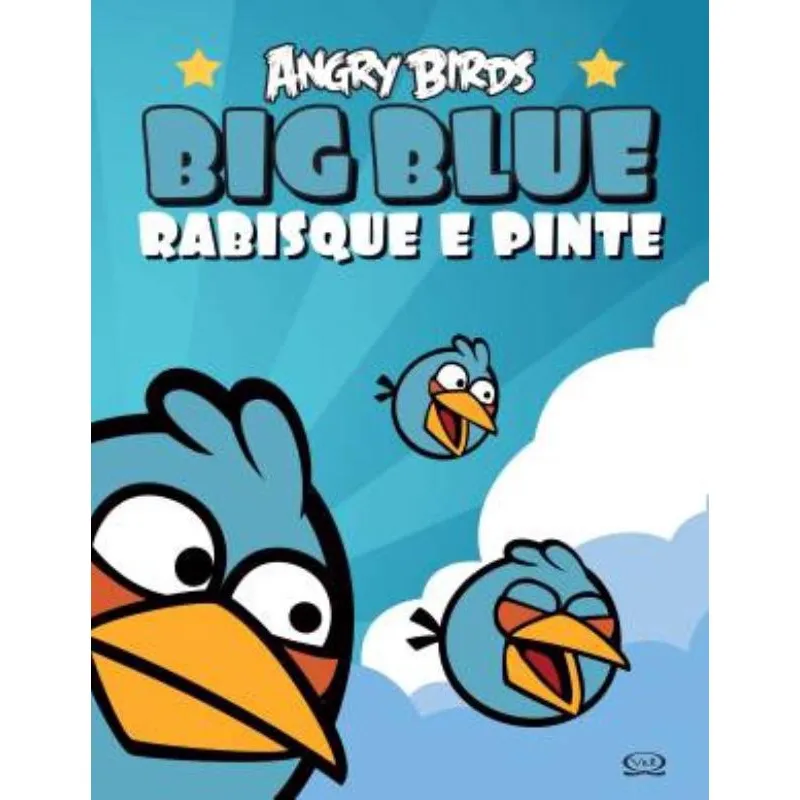 Livro Angry Birds - Big Blue - Rabisque E Pinte