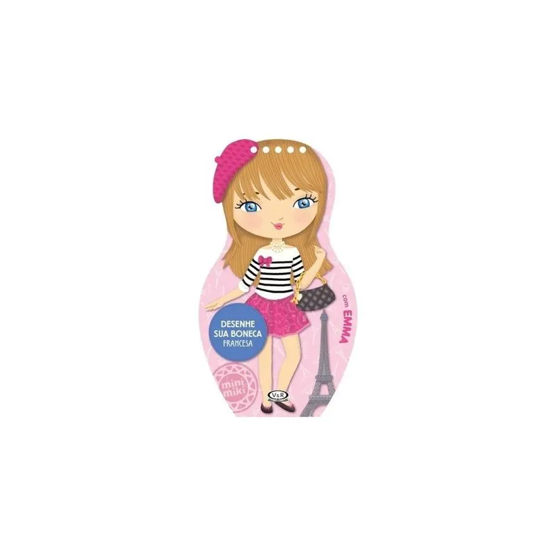 Livro - Desenhe Sua Boneca Francesa