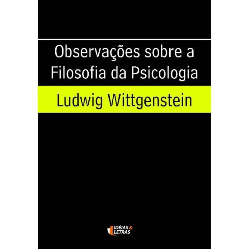Observacoes Sobre A Filosofia Da Psicologia