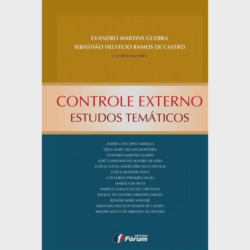 Controle Externo - Estudos Temáticos 1ª Ed. Controle externo - estudos tematicos