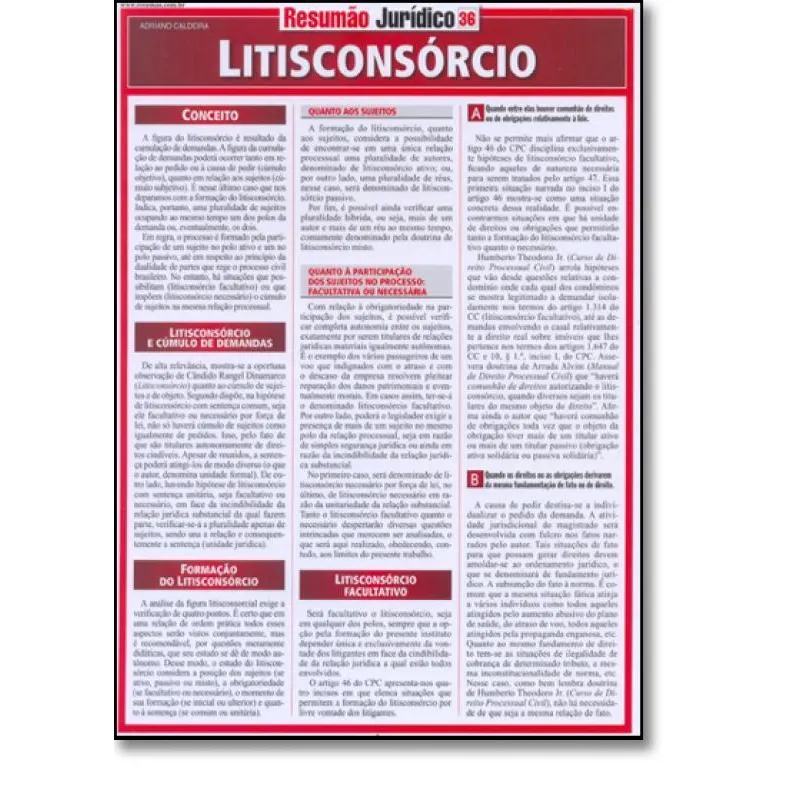 Litisconsórcio - Coleção Resumão Jurídico