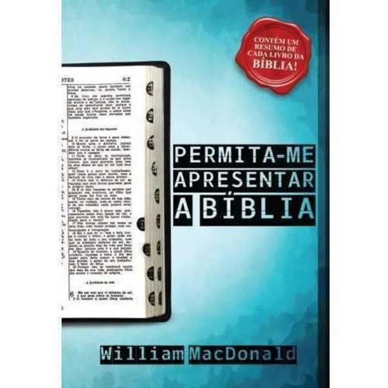 Livro Permita-me Apresentar A Bíblia