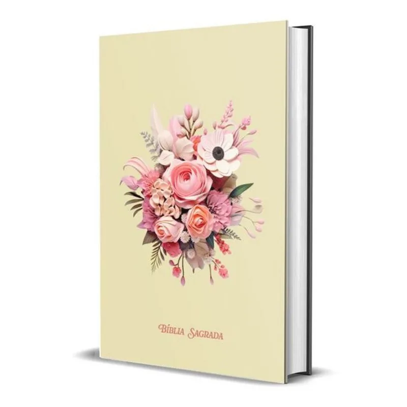 BÍBLIA SAGRADA ACF - BUQUÊ FLORES - CAPA DURA
